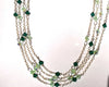 Swarovski crystal 5 strand necklace