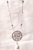 delicate pearl necklace